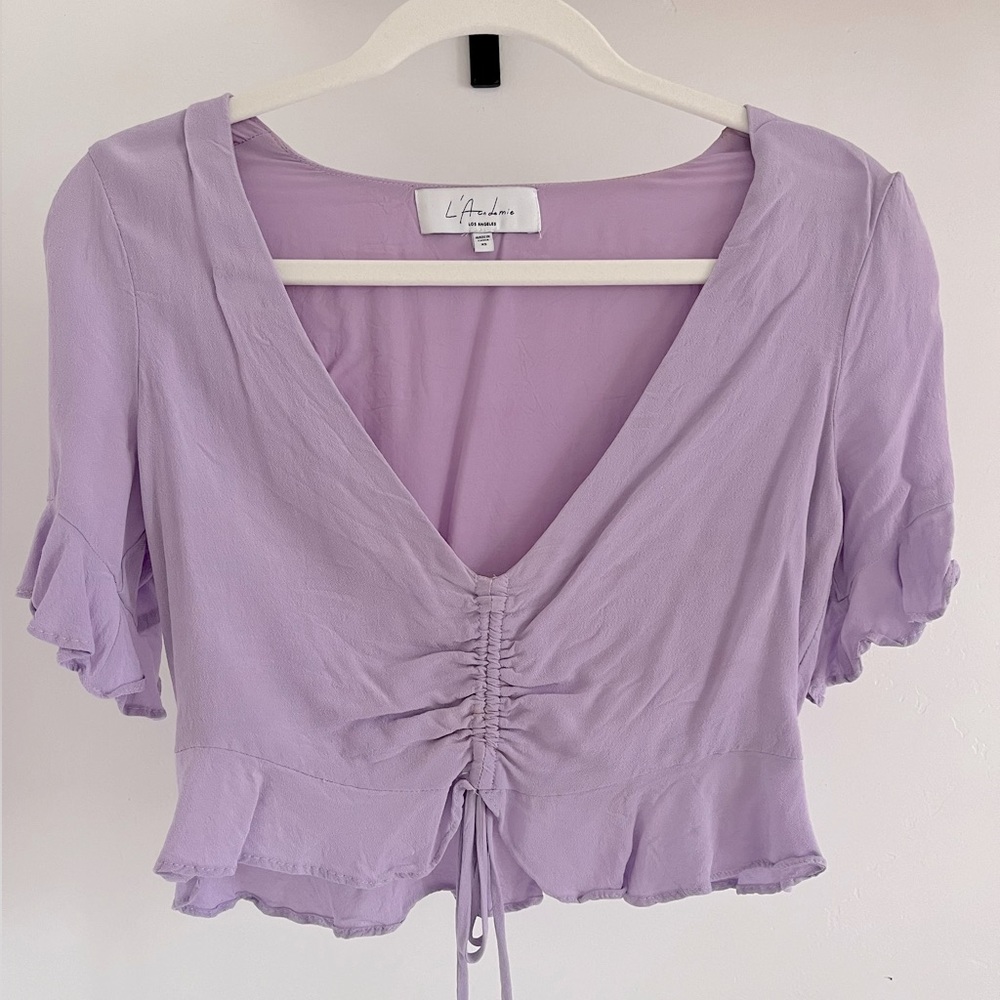 L’academie The Lucia Blouse XS Lilac